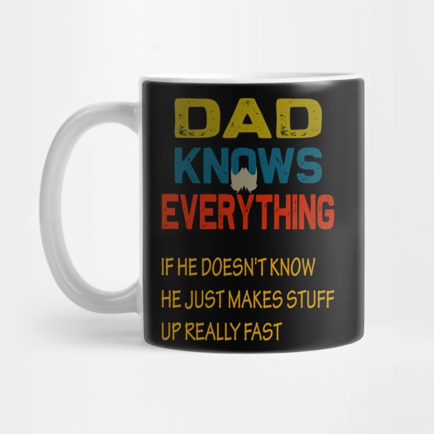 Dad knows everything..fathers day gift by DODG99